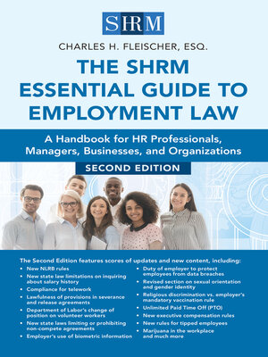 cover image of The SHRM Essential Guide to Employment Law